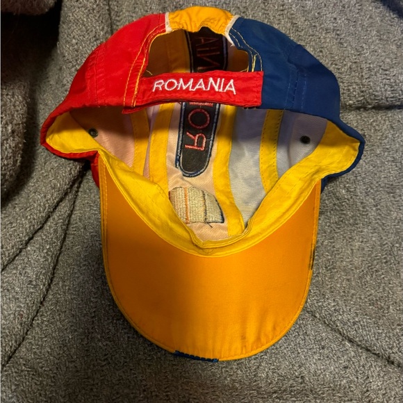 Romania Tri-Color Flag Colorful Hat - Picture 3 of 3